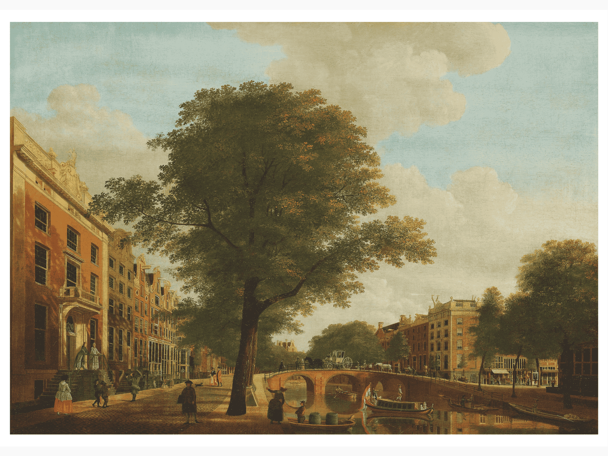 View of the Herengracht near the Leidsestraat Amsterdam