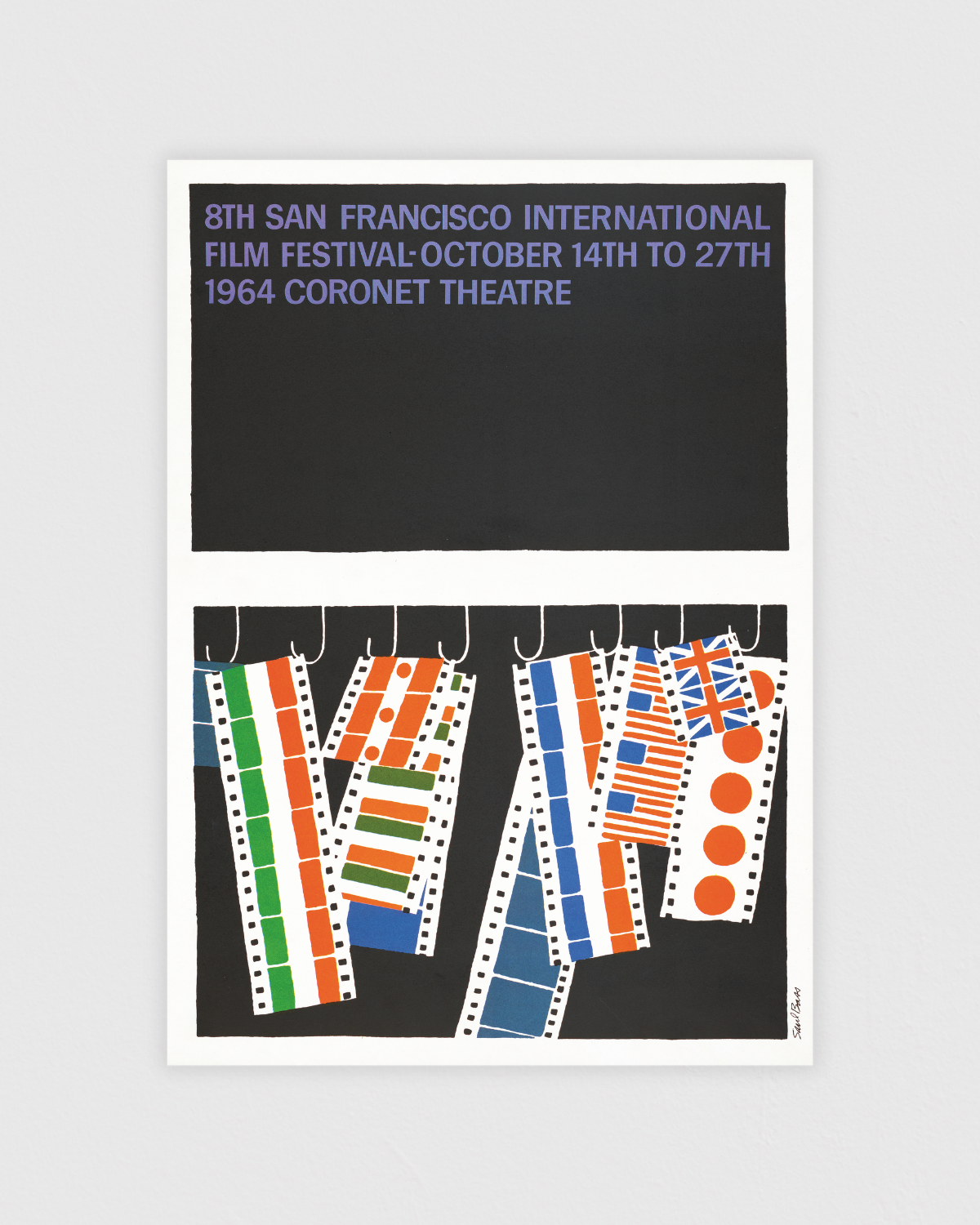 8th San Francisco International Film Festival vintage poster