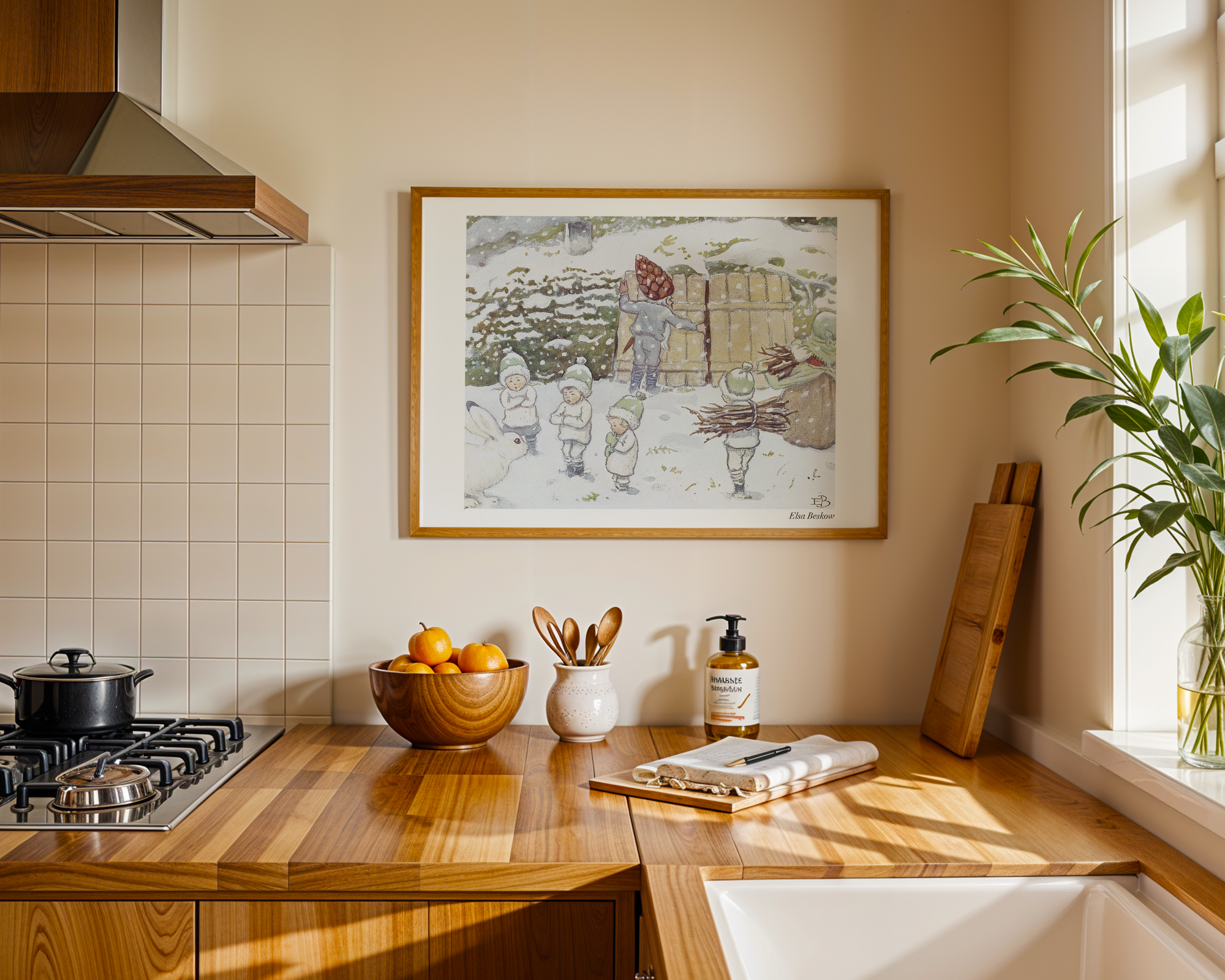 Bild på Tomtebobarnen - Snön börjar falla