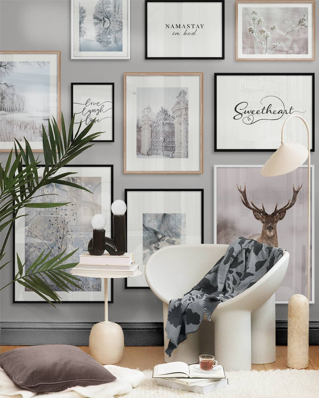 Winter Deer Poster