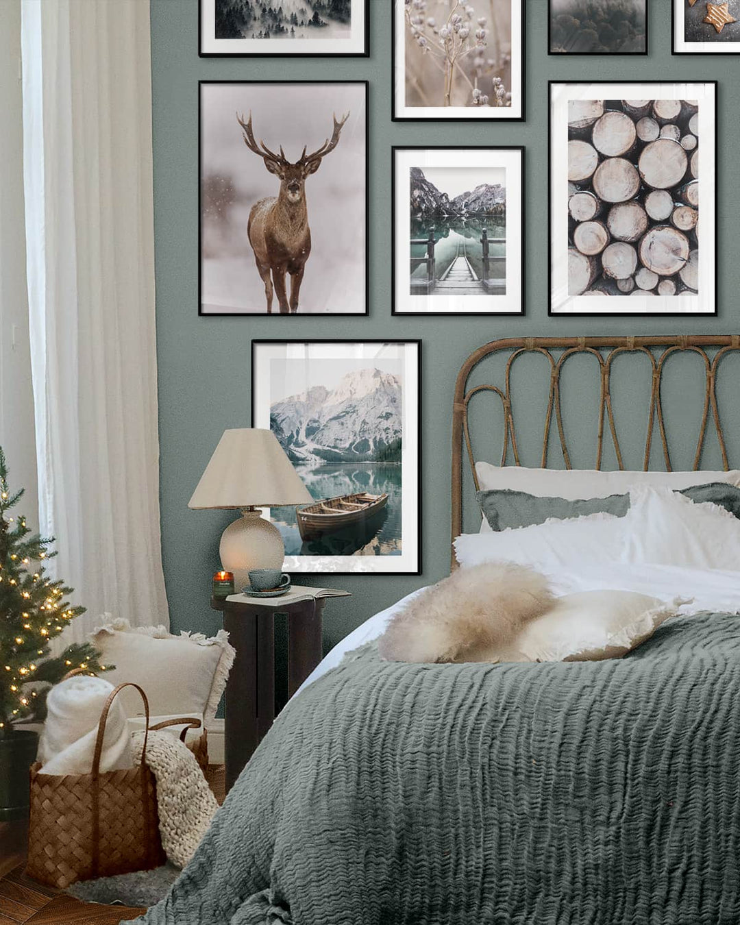 Winter Deer Poster