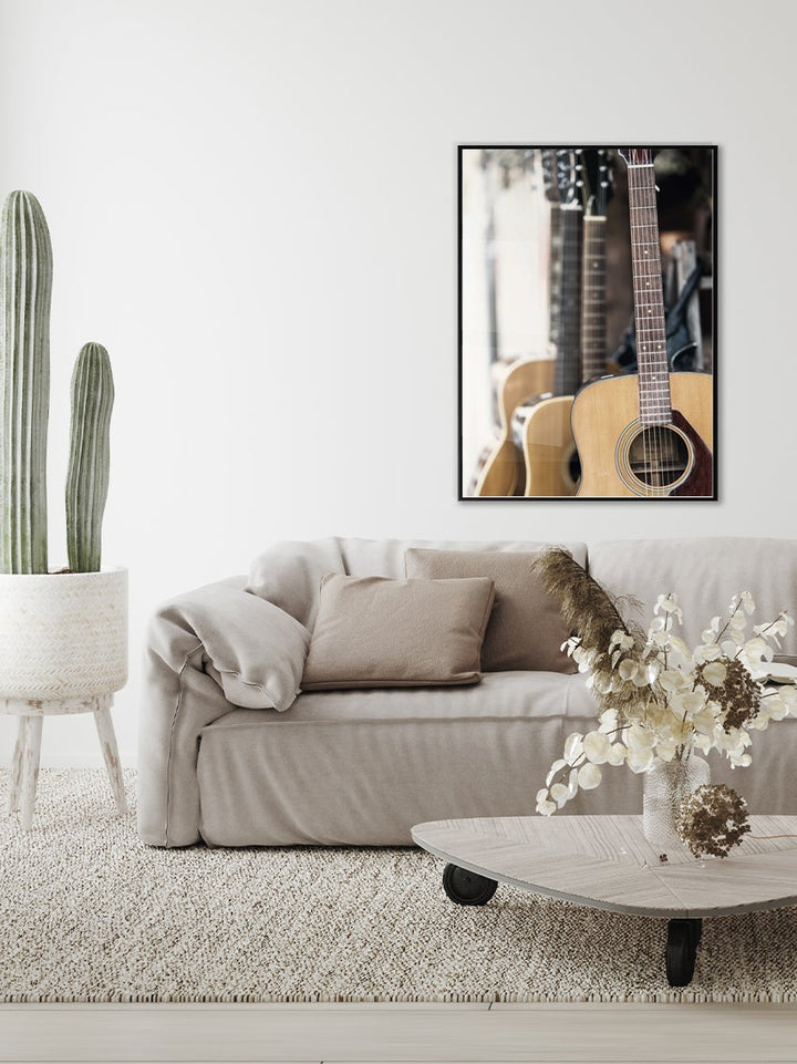 Acoustic Guitars Poster