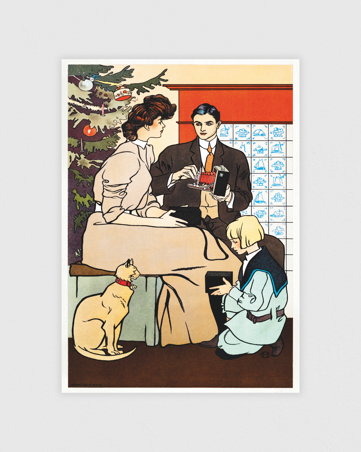 Vintage Christmas Poster
