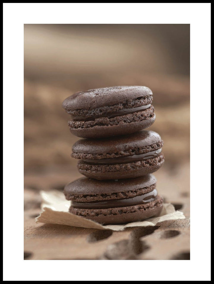 Chocolate Macaroons Poster