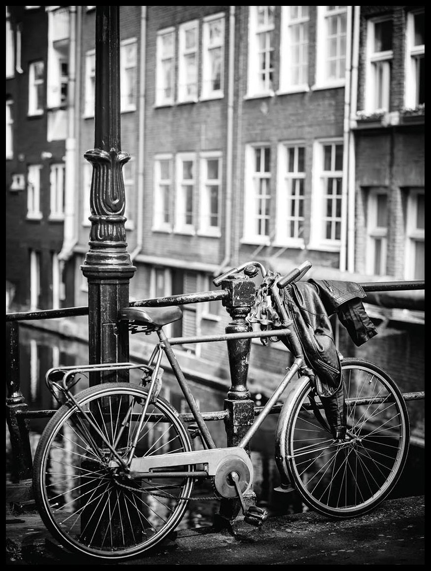 Cykel i Amsterdam Poster