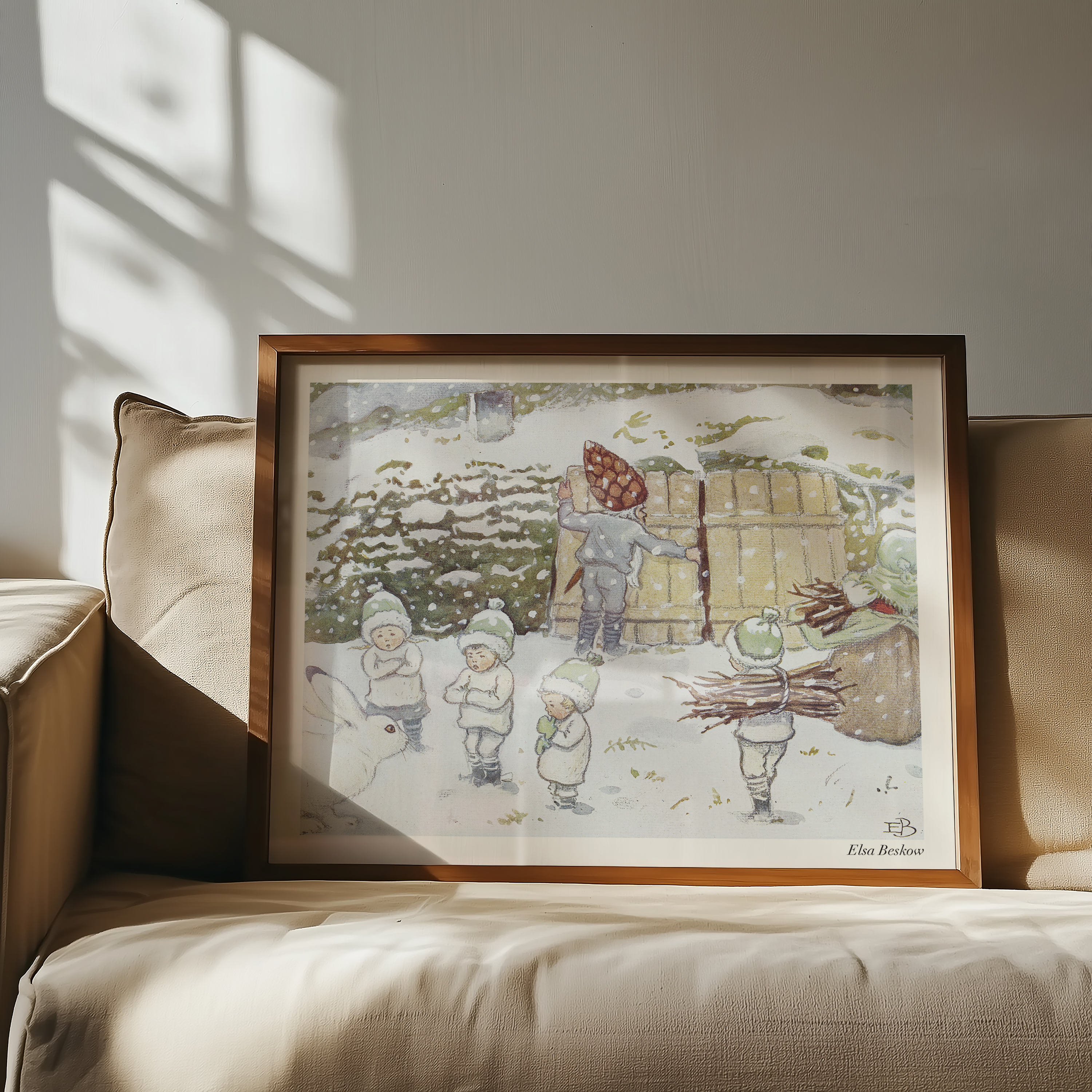 Tomtebobarnen - Snön börjar falla