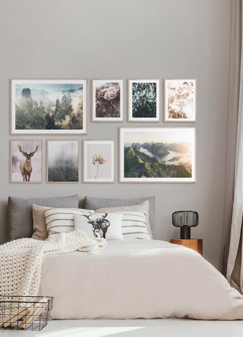 Winter Deer Poster