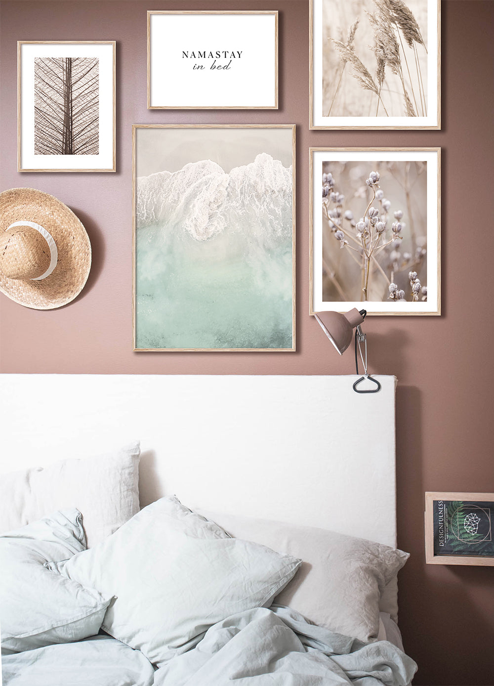 Soft Bedroom Gallery Wall