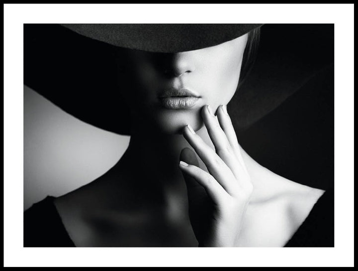 Woman In Hat Poster