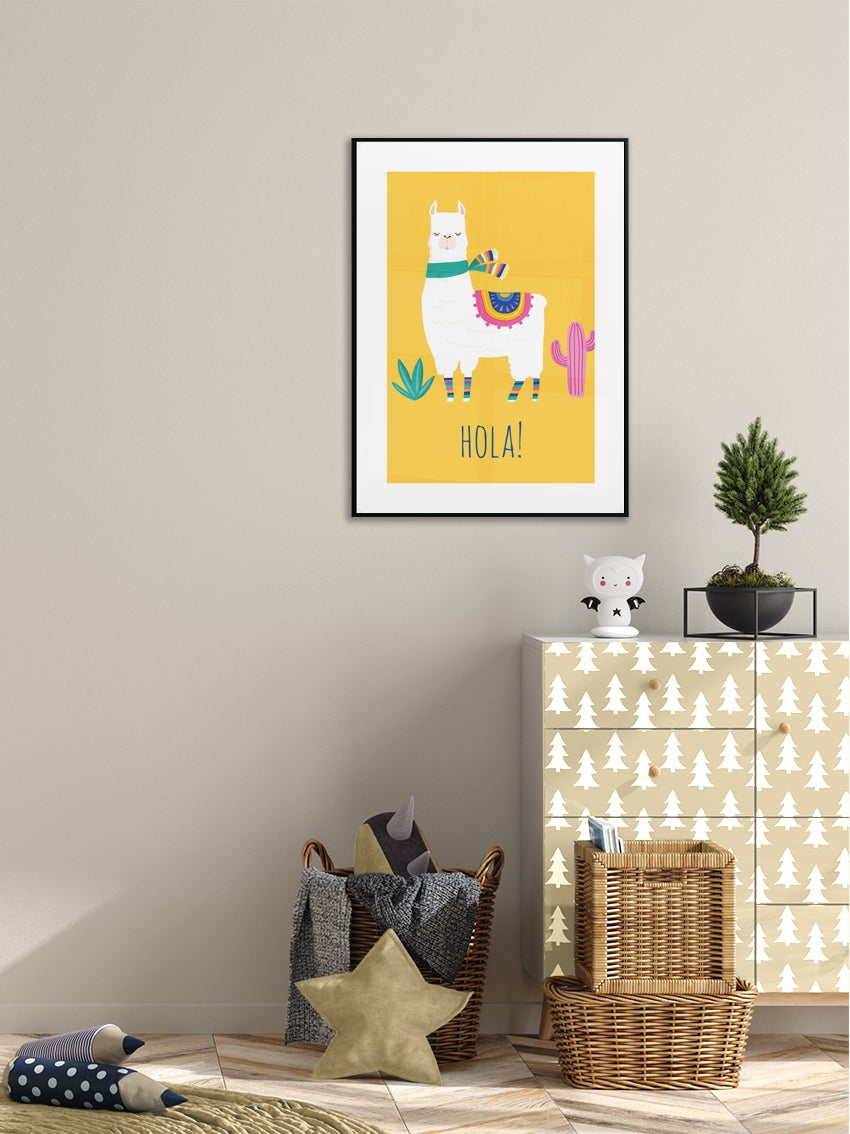 Lama Hola Poster