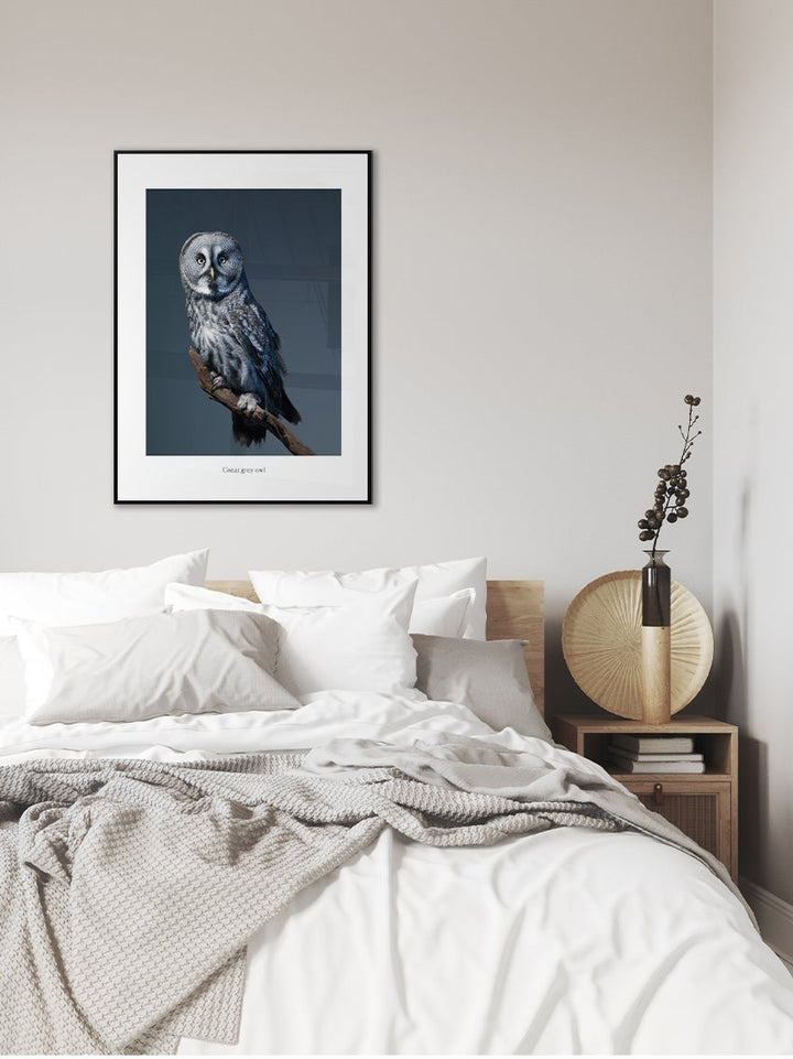 Great Grey Owl Poster