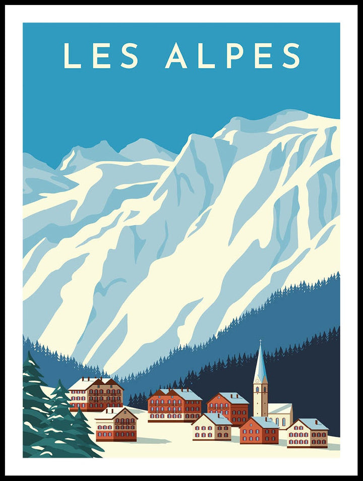 Les Alpes Poster