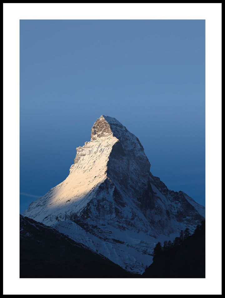 Light On The Matterhorns Peak Poster