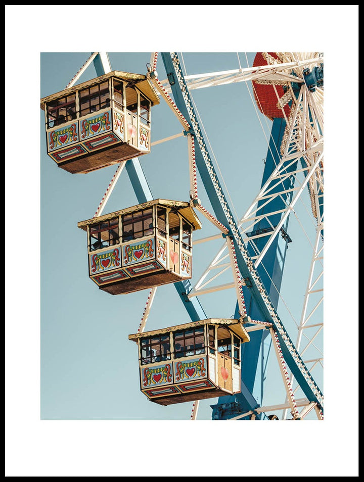 Ferris Wheel In Munich Poster