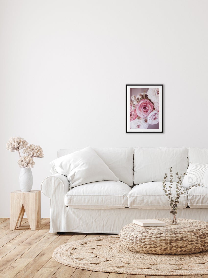 Buttercup In White And Pink Poster