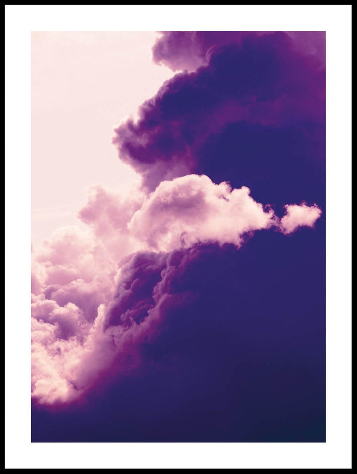 Pink Sky And Clouds Poster