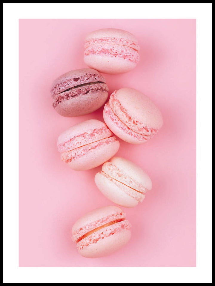 Pink Macaroons Poster