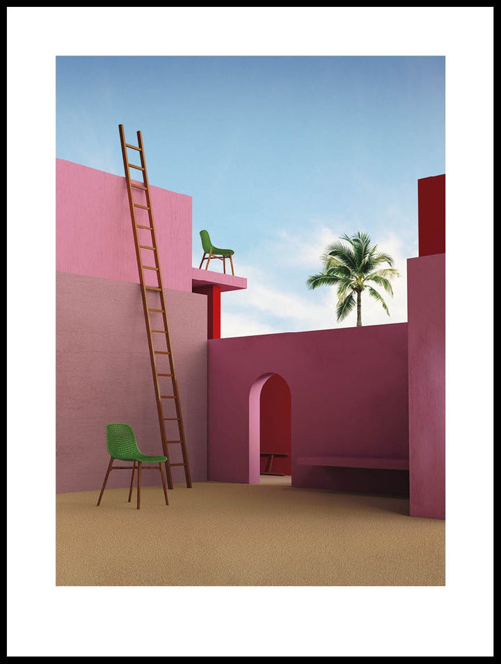 Pink Surrealism Poster