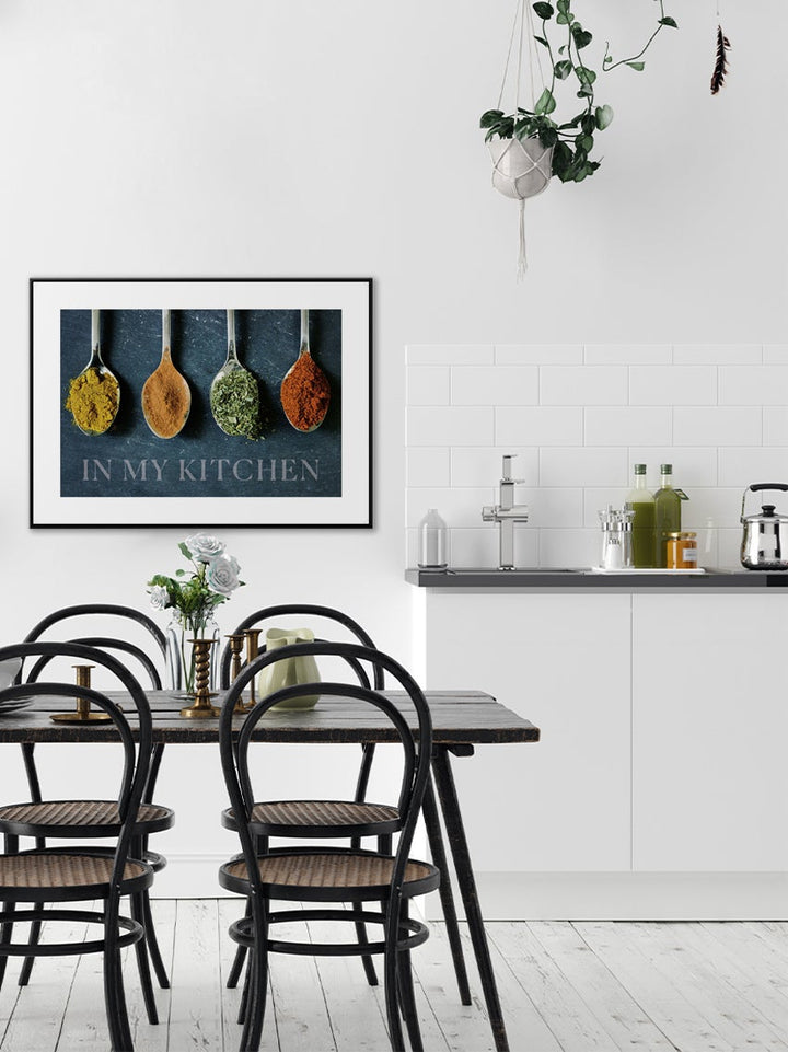 Spoons With Spices Poster