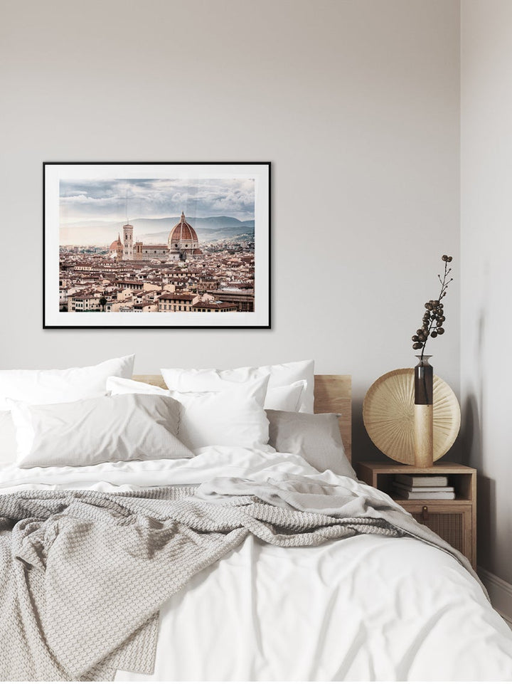 Sunset In Florence Poster