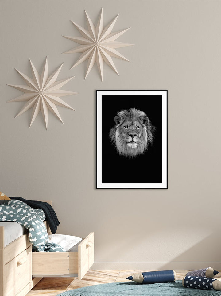 Majestic Lion Poster