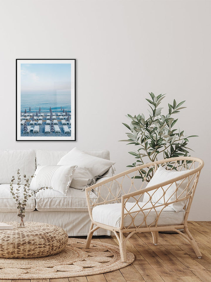 Beach Chairs Poster