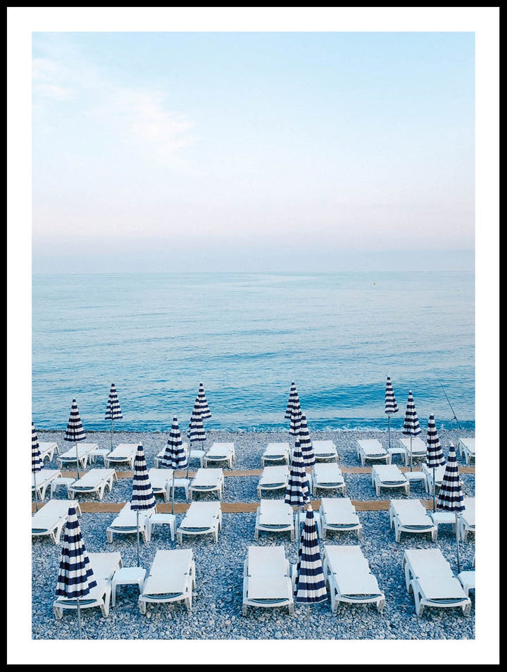 Beach Chairs Poster