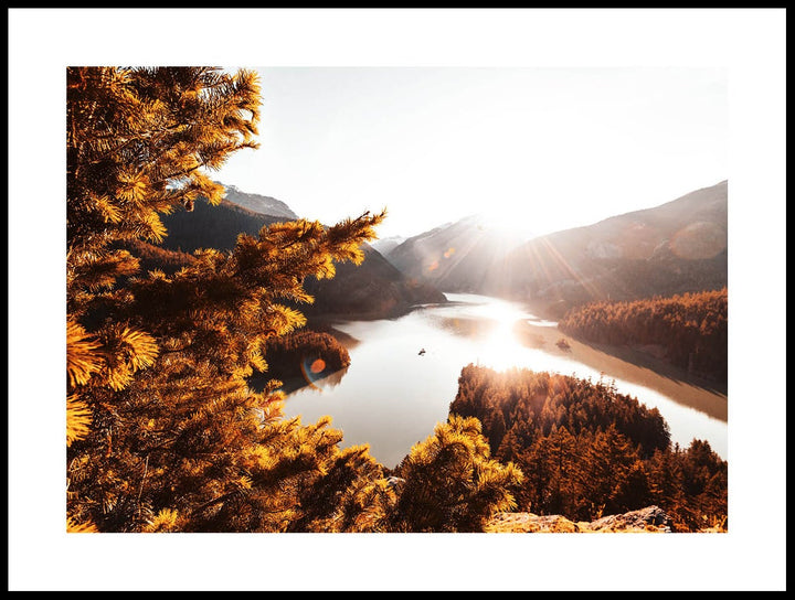 View Of Diablo Lake Poster