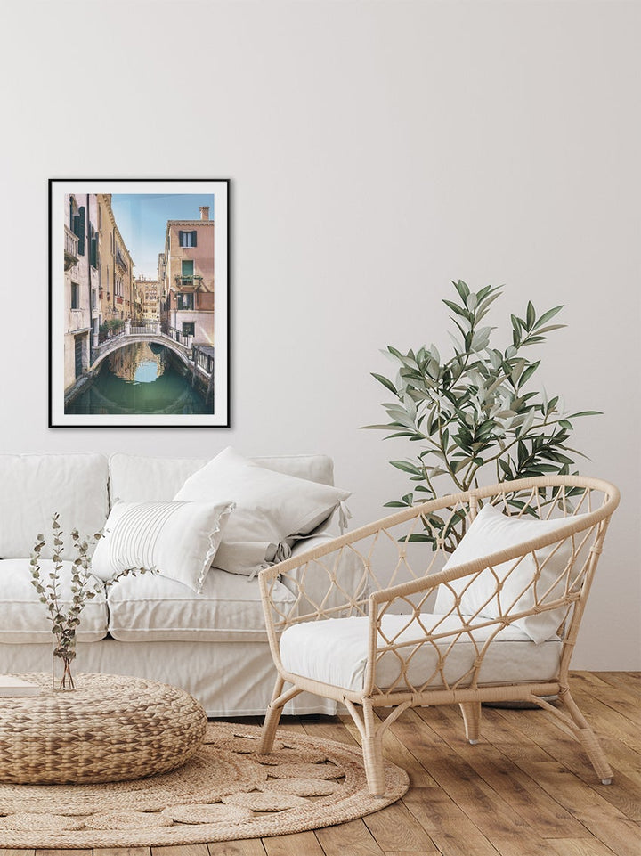 Beautiful Canal In Venice Poster