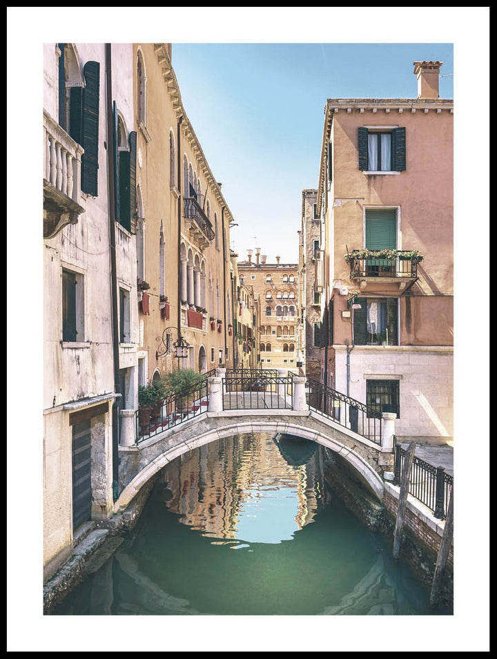 Beautiful Canal In Venice Poster