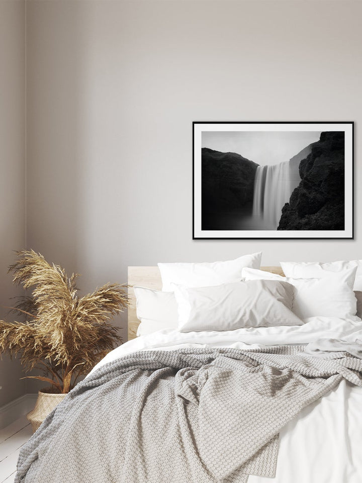 Waterfall In Iceland Poster