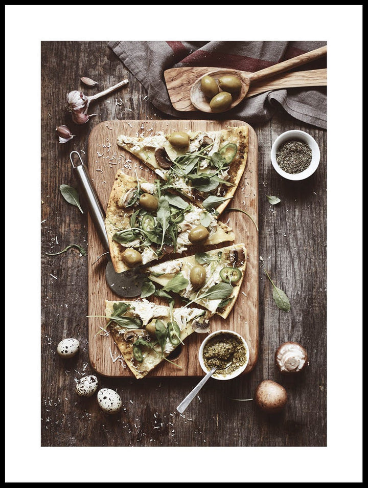 Vegetarian Pizza Poster