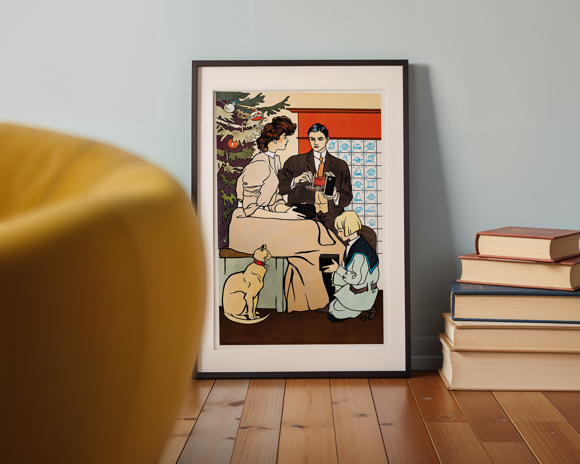 Vintage Christmas Poster